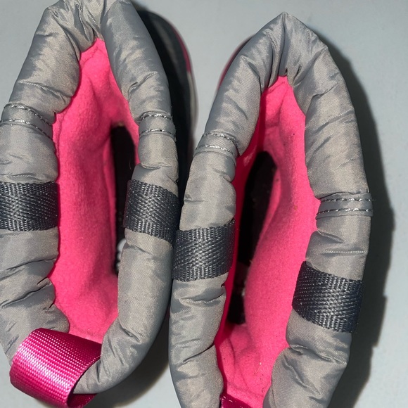 Sorel Childrens Whitney ll Puffy MID Waterproof Boots In Quarry/pink Sz 11 - Picture 13 of 14